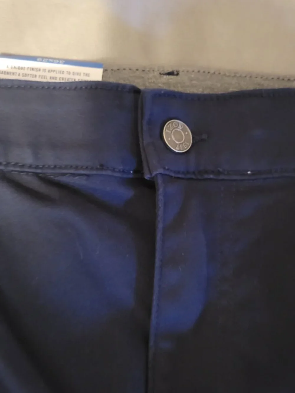 Izod Comfort Stretch Supersoft Knit Jeans Mens 36x29 Blue Soft Touch NEW